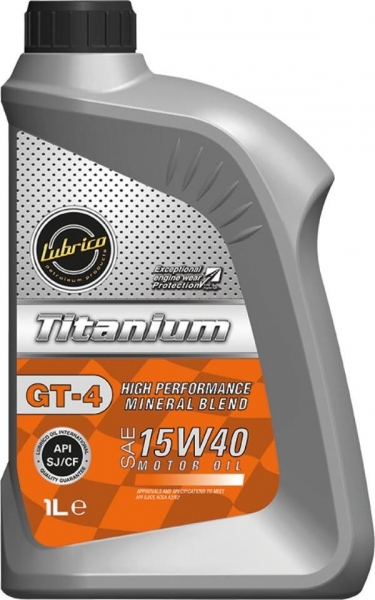 Lubrico Titanium GT-4 15W-40 Motor Yağı (1 litre)
