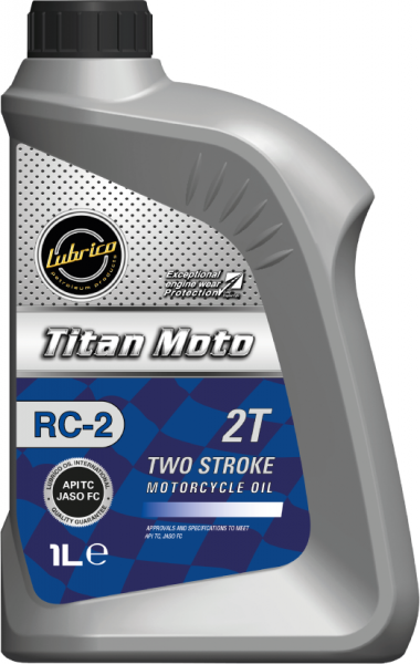 Lubrico Titan Moto RC-2 2T Motor Yağı (1 litre)