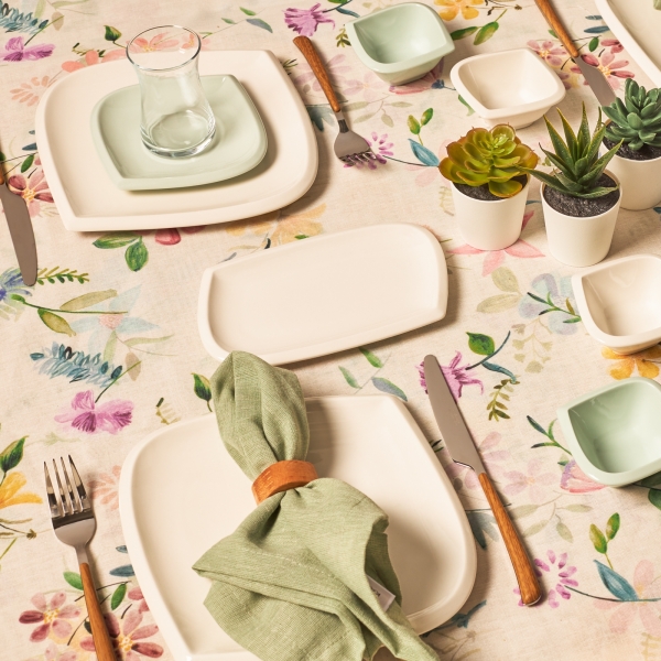 Karaca Tiny Green 26 Parça Kahvaltı Takımı
