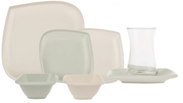 Karaca Tiny Green 26 Parça Kahvaltı Takımı