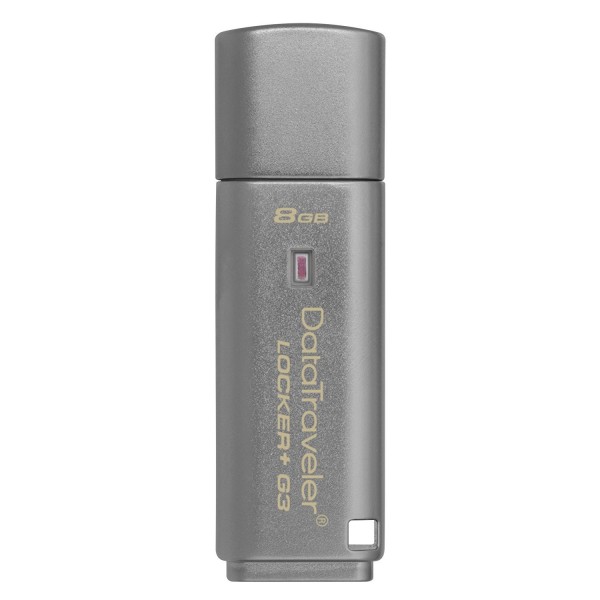 Kingston DataTraveler Locker+ G3 Flash Bellek (8 GB)