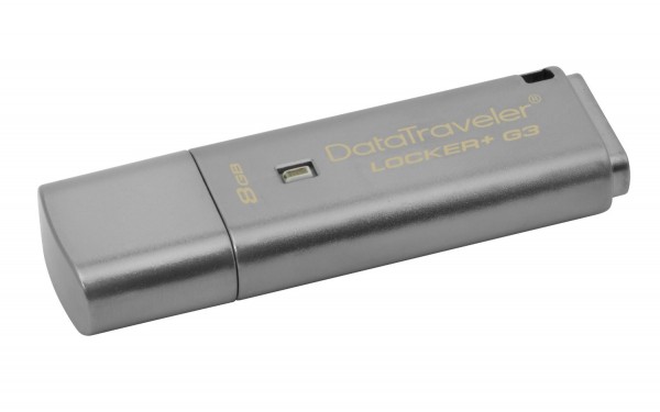 Kingston DataTraveler Locker+ G3 Flash Bellek (8 GB)
