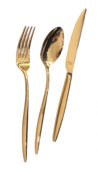 Hisar Mercury Gold 84 Parça Çatal Kaşık Bıçak Takımı