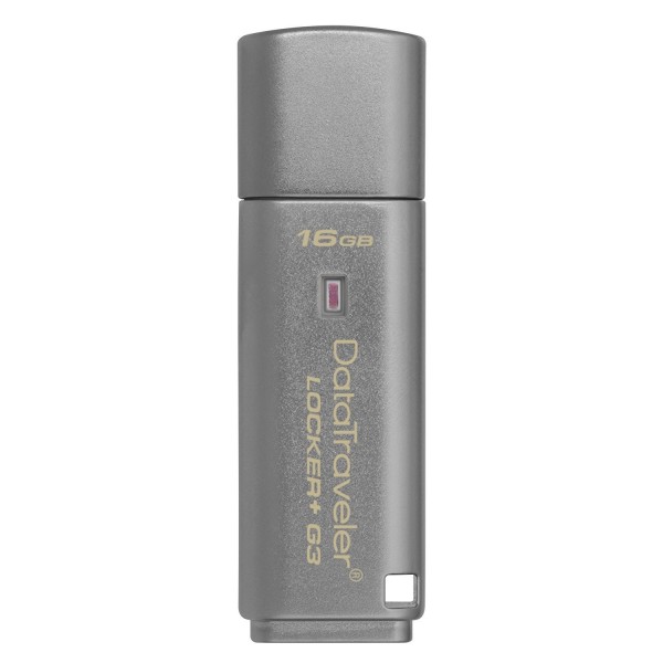 Kingston DataTraveler Locker+ G3 Flash Bellek (16 GB)