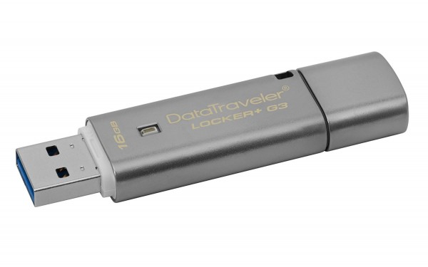 Kingston DataTraveler Locker+ G3 Flash Bellek (16 GB)