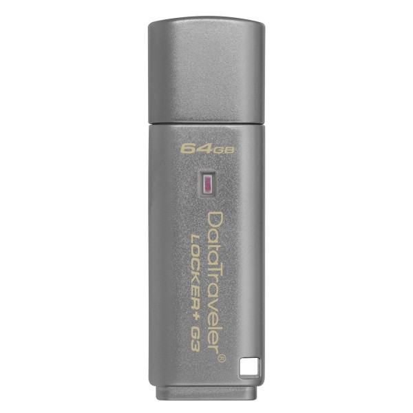 Kingston DataTraveler Locker+ G3 Flash Bellek (64 GB)