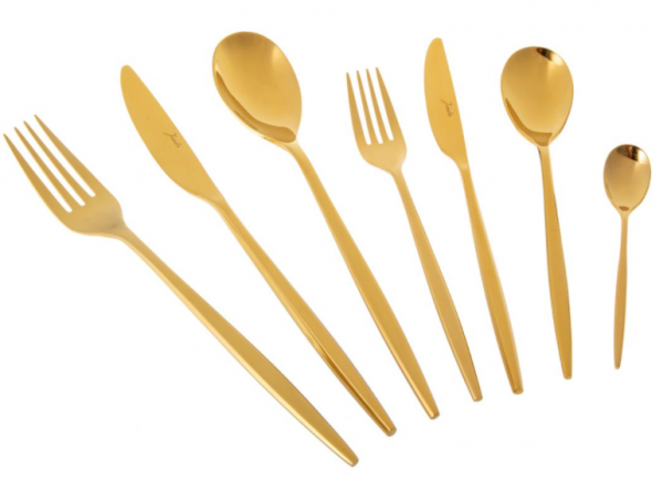 Jumbo 5800 Apollo Titanyum Gold 84 Parça Çatal Kaşık Bıçak Takımı