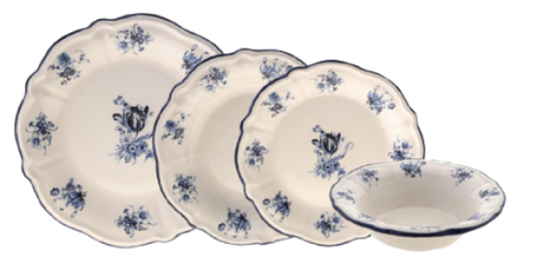 Jumbo Blueish 16 Parça Yemek Takımı