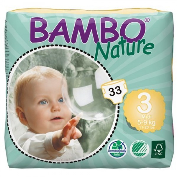 Bambo Nature 3 Beden Bebek Bezi