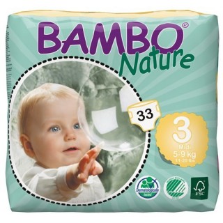 Bambo Nature 3 Beden Bebek Bezi