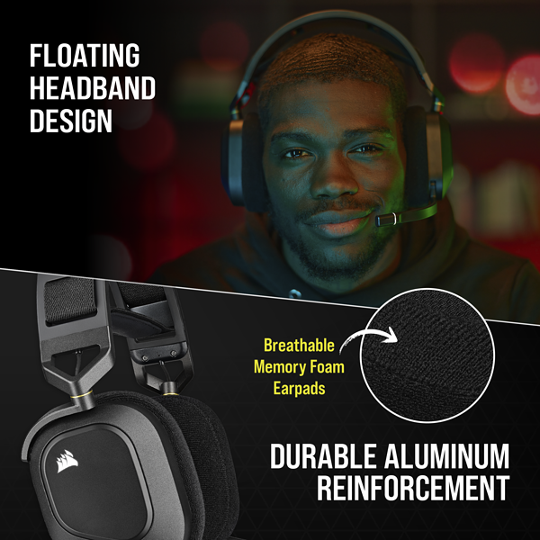 Corsair HS80 RGB Wireless Kablosuz Kulaklık