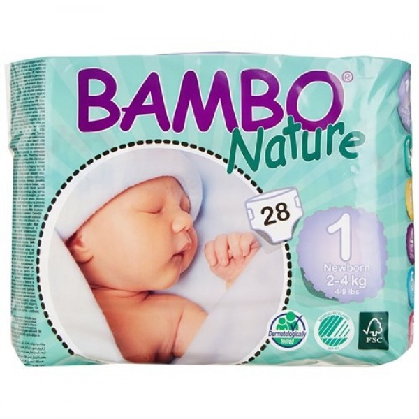 Bambo Nature 1 Beden Bebek Bezi