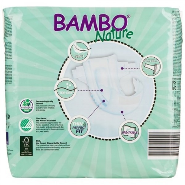 Bambo Nature 2 Beden Bebek Bezi