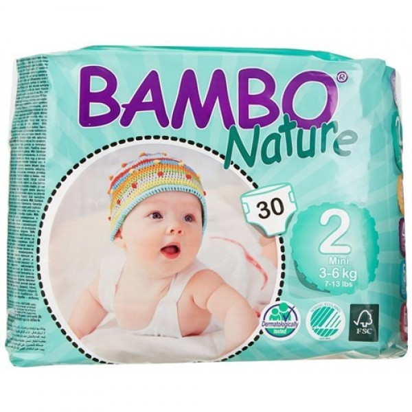 Bambo Nature 2 Beden Bebek Bezi