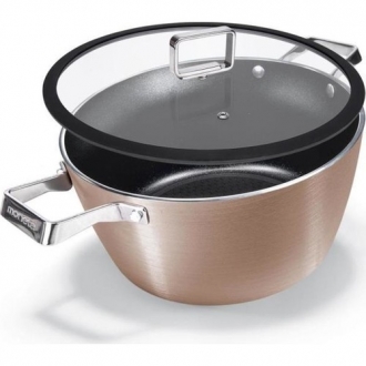 Moneta Rose Gold Tencere Derin Tencere 24 cm
