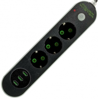 Powermaster 17021 Akım Korumalı Priz