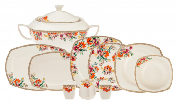 Karaca New Martina Pink 60 Parça Yemek Takımı