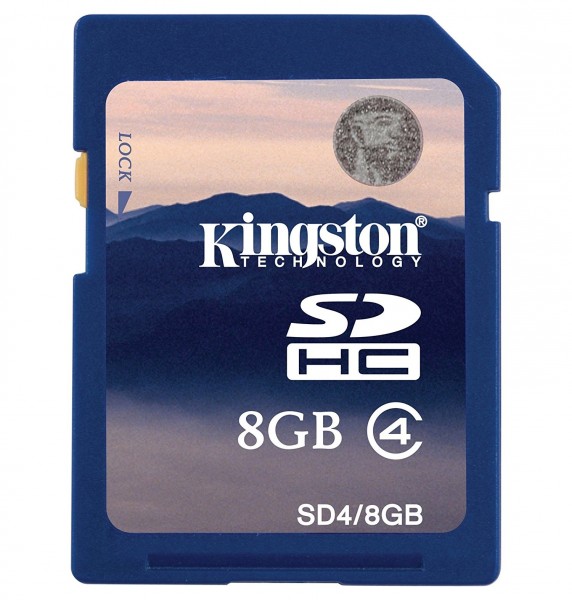 Kingston SDHC SD (8 GB)