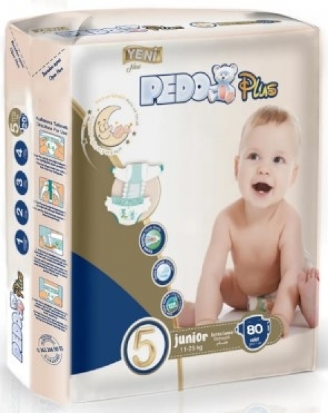 Pedo Plus 2 Beden 80 Adet Bebek Bezi