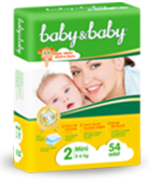 Baby&Baby 2 Beden Bebek Bezi