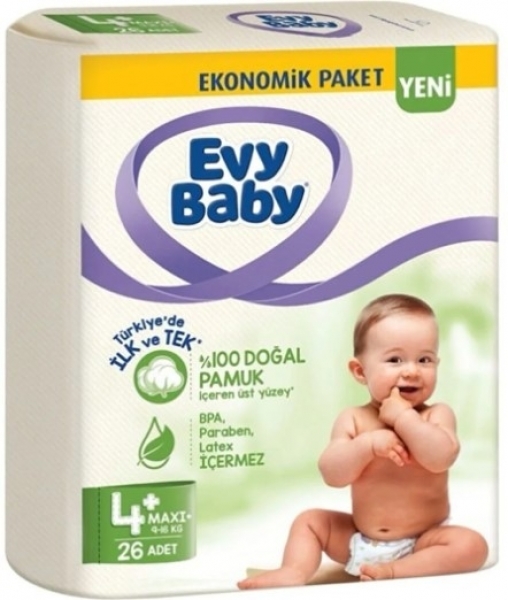 Evy Baby 4+ Beden Bebek Bezi