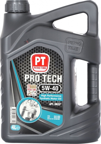 Petro Time Pro Tech 5W-40 Motor Yağı (4 litre)