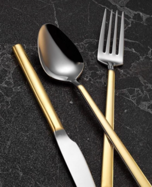 Kütahya Porselen Harmony Gold 84 Parça Çatal Kaşık Bıçak Takımı