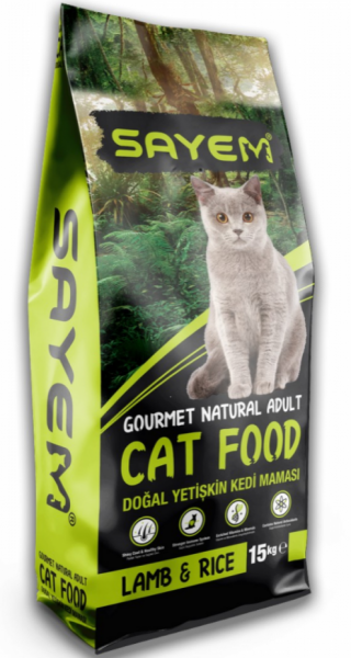 Sayem Kuzu Etli Yetişkin 15 kg Kedi Maması
