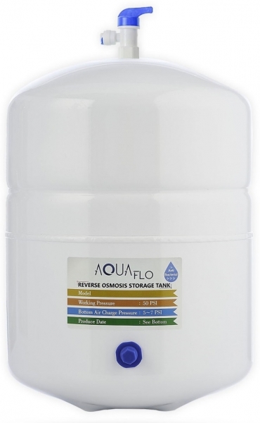 AquaFlo Black Metal Tank 14 Aşamalı Su Arıtma Cihazı (Pompasız)