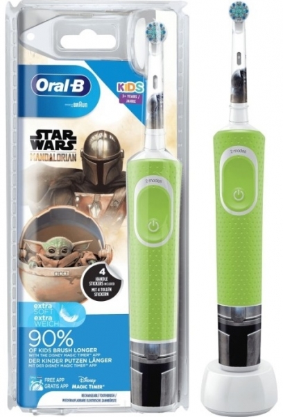 Oral-B D100 Star Wars Mandalorian Şarjlı Diş Fırçası