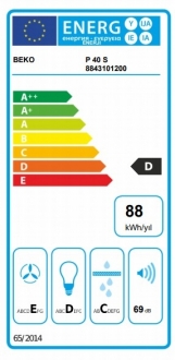 Beko P 40 S Aspiratör
