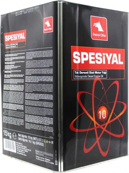 Petrol Ofisi Spesiyal SAE 10W Motor Yağı (17 litre)