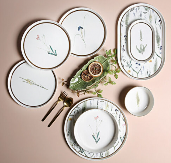 Porland Botanical 27 Parça Yemek Takımı