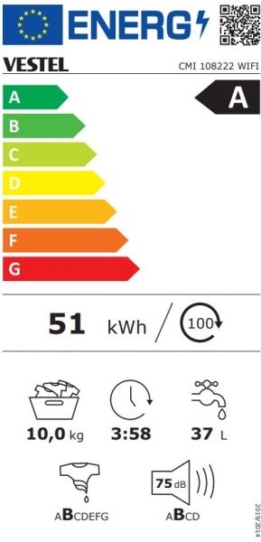 Vestel CMI 108222 WIFI Çamaşır Makinesi