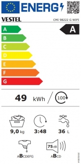 Vestel CMI 98222 G WIFI Çamaşır Makinesi