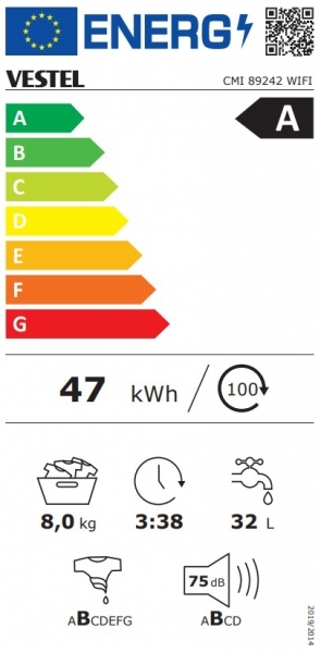 Vestel CMI 89242 WIFI Çamaşır Makinesi