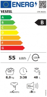 Vestel CMI 86201 Çamaşır Makinesi