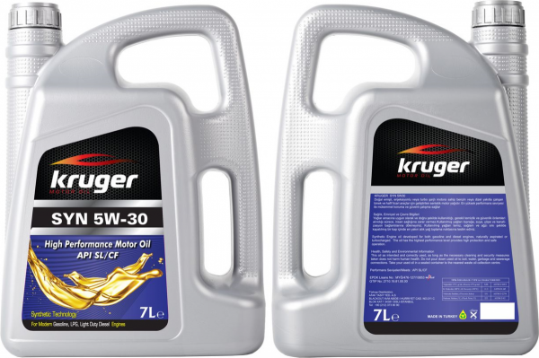 Kruger SYN 5W-30 Motor Yağı (7 litre)