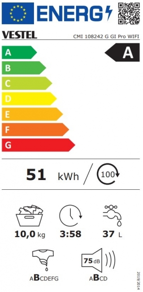 Vestel CMI 108242 G GI PRO WIFI Çamaşır Makinesi