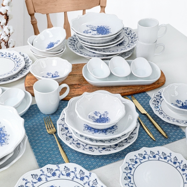 Keramika Peacock 38 Parça Yemek Takımı (38 Parça)