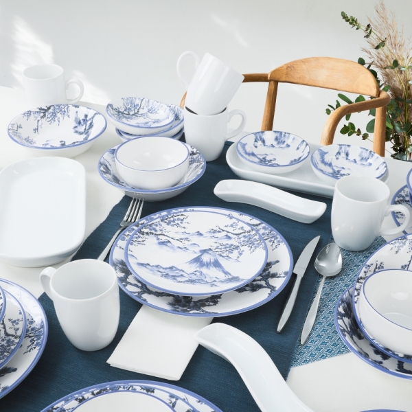 Keramika Blue Mountains 41 Parça Yemek Takımı (41 Parça)
