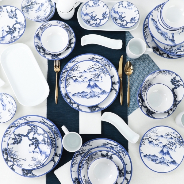 Keramika Blue Mountains 41 Parça Yemek Takımı (41 Parça)