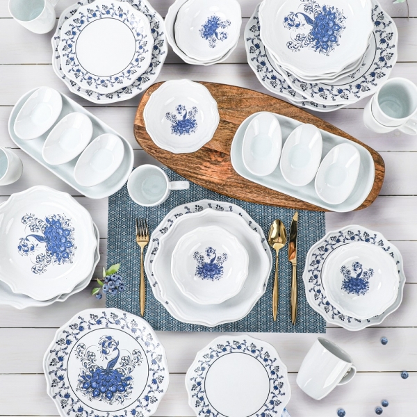 Keramika Peacock 24 Parça Yemek Takımı (24 Parça)