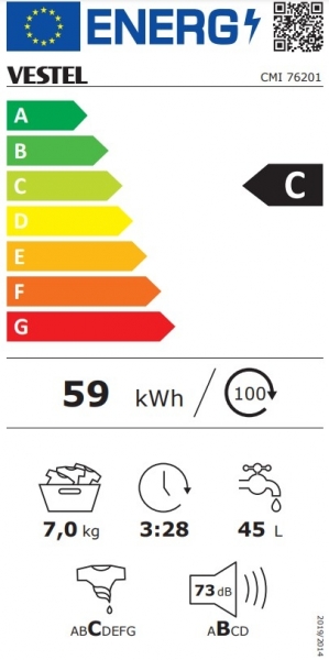 Vestel CMI 76201 Çamaşır Makinesi