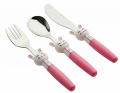 Porland Mini Rabbit Pembe 3 Parça resim