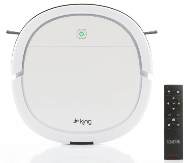 King KRS-360 Sebastian Robot Süpürge+Mop