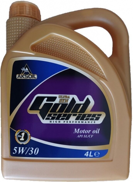 Aksoil Ultra SYN Gold Series 5W-30 Motor Yağı (4 litre)