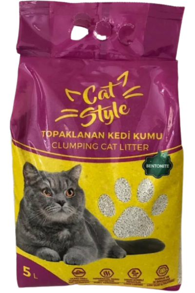 Cat Style Pudra Topaklanan 5 lt Kedi Kumu