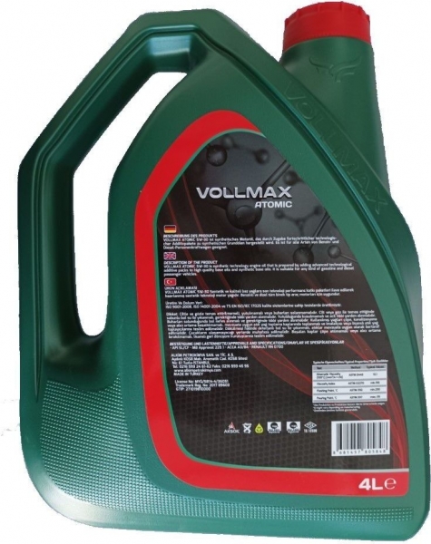 Vollmax Atomic 5W-30 Motor Yağı (4 litre)