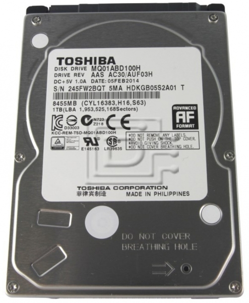 Toshiba MQ01ABD100H HDD